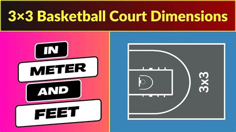 3x3 court size